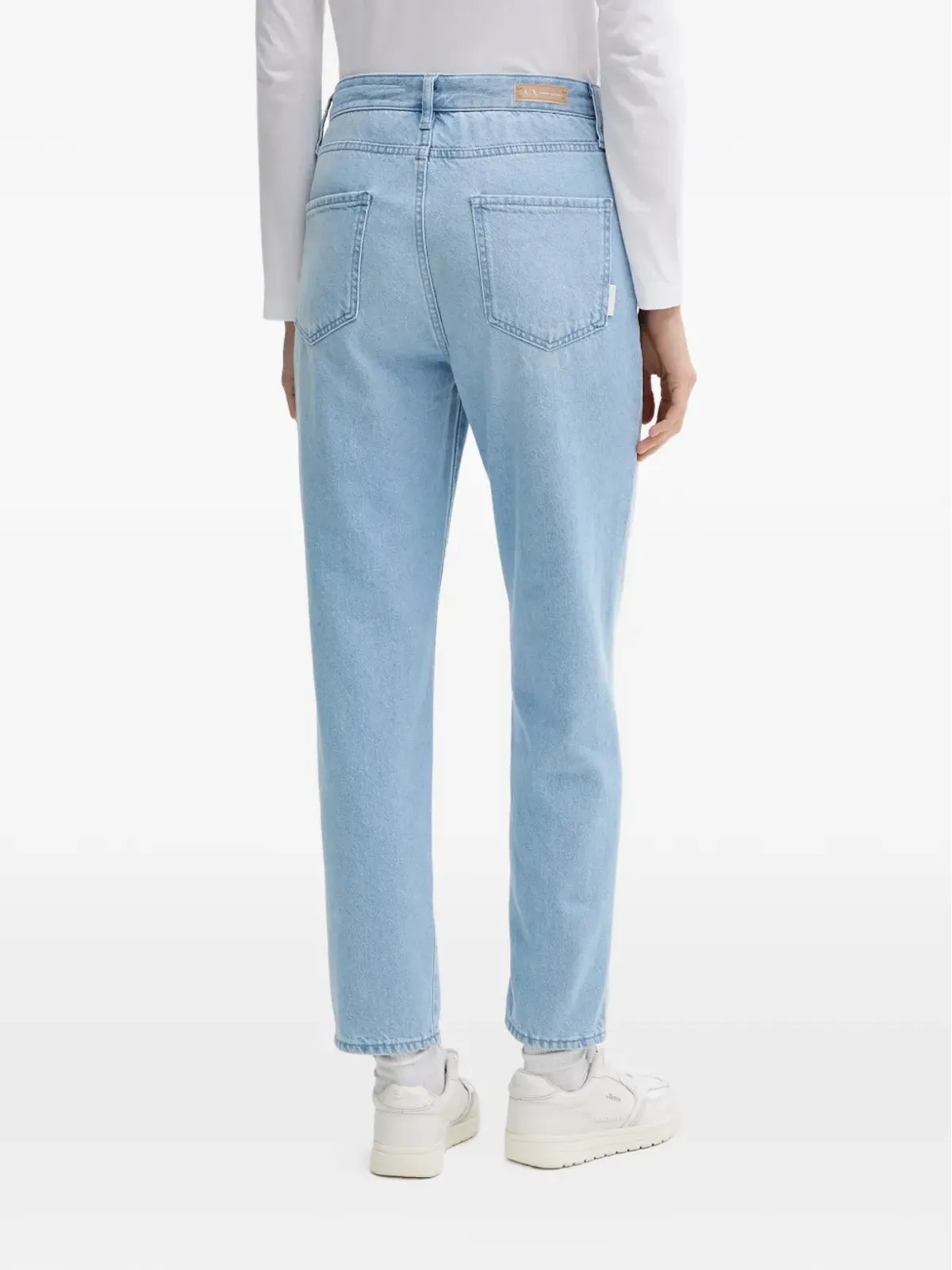 Armani Exchange loose-fit cotton denim jeans - Blue - 画像3