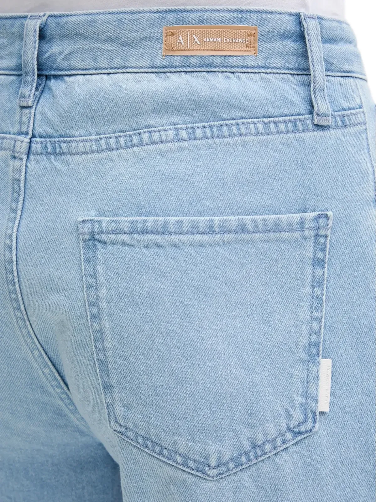 Armani Exchange loose-fit cotton denim jeans - Blue - 画像4