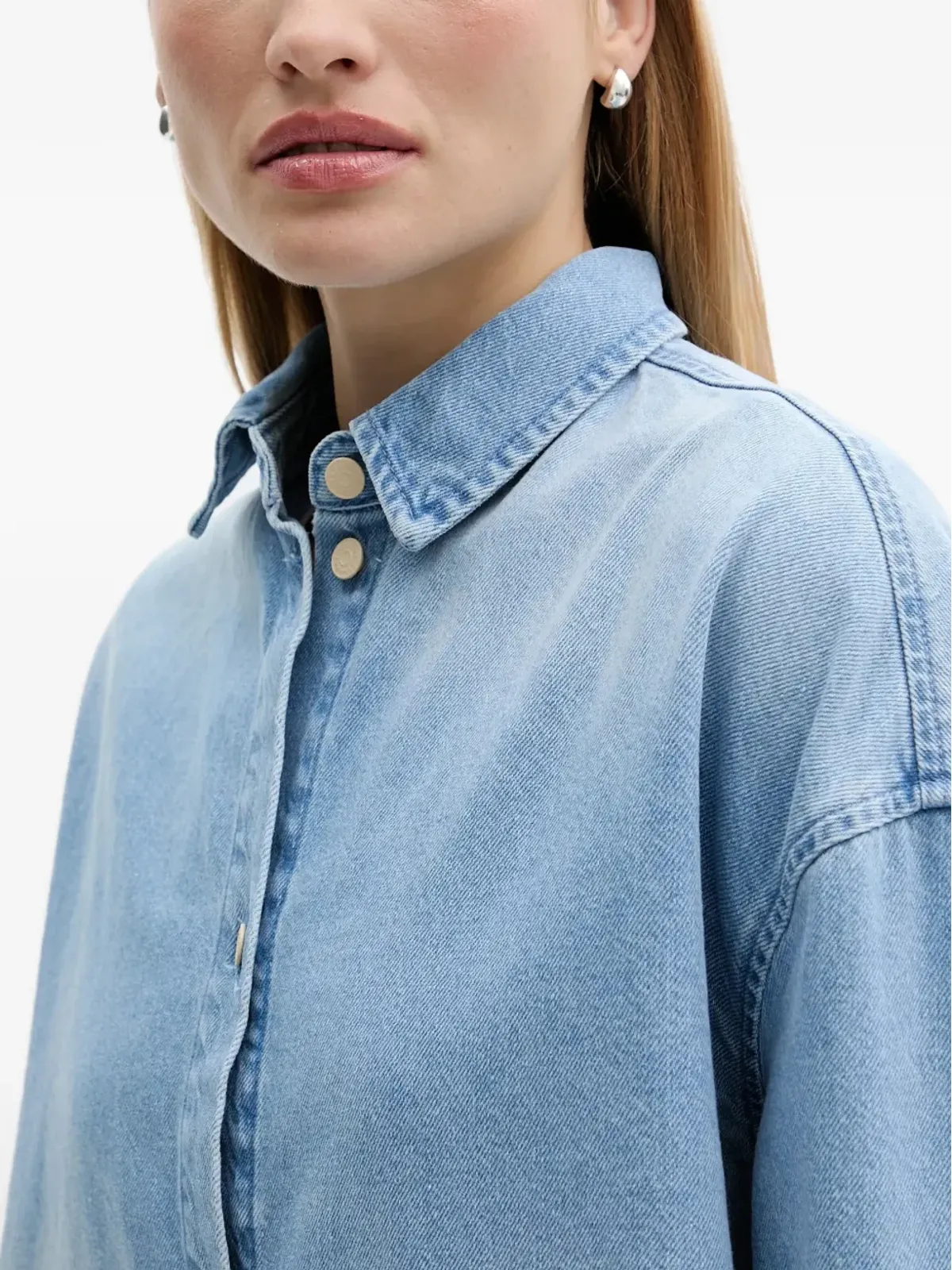 Armani Exchange 衿付きクロップドトップ - 画像5