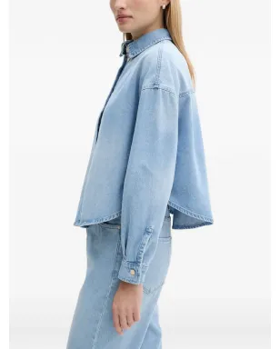 Armani Exchange 衿付きクロップドトップ - サムネイル3