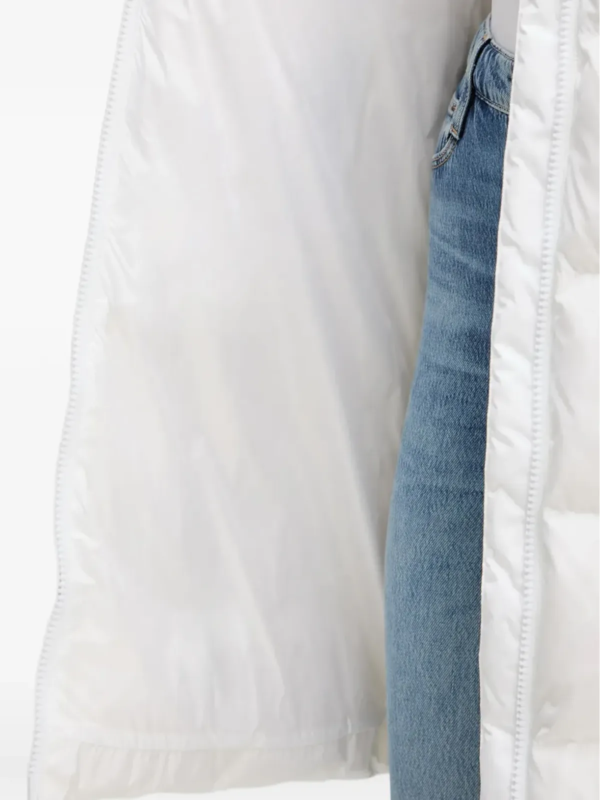 Armani Exchange フード付きダウンコート - 画像5