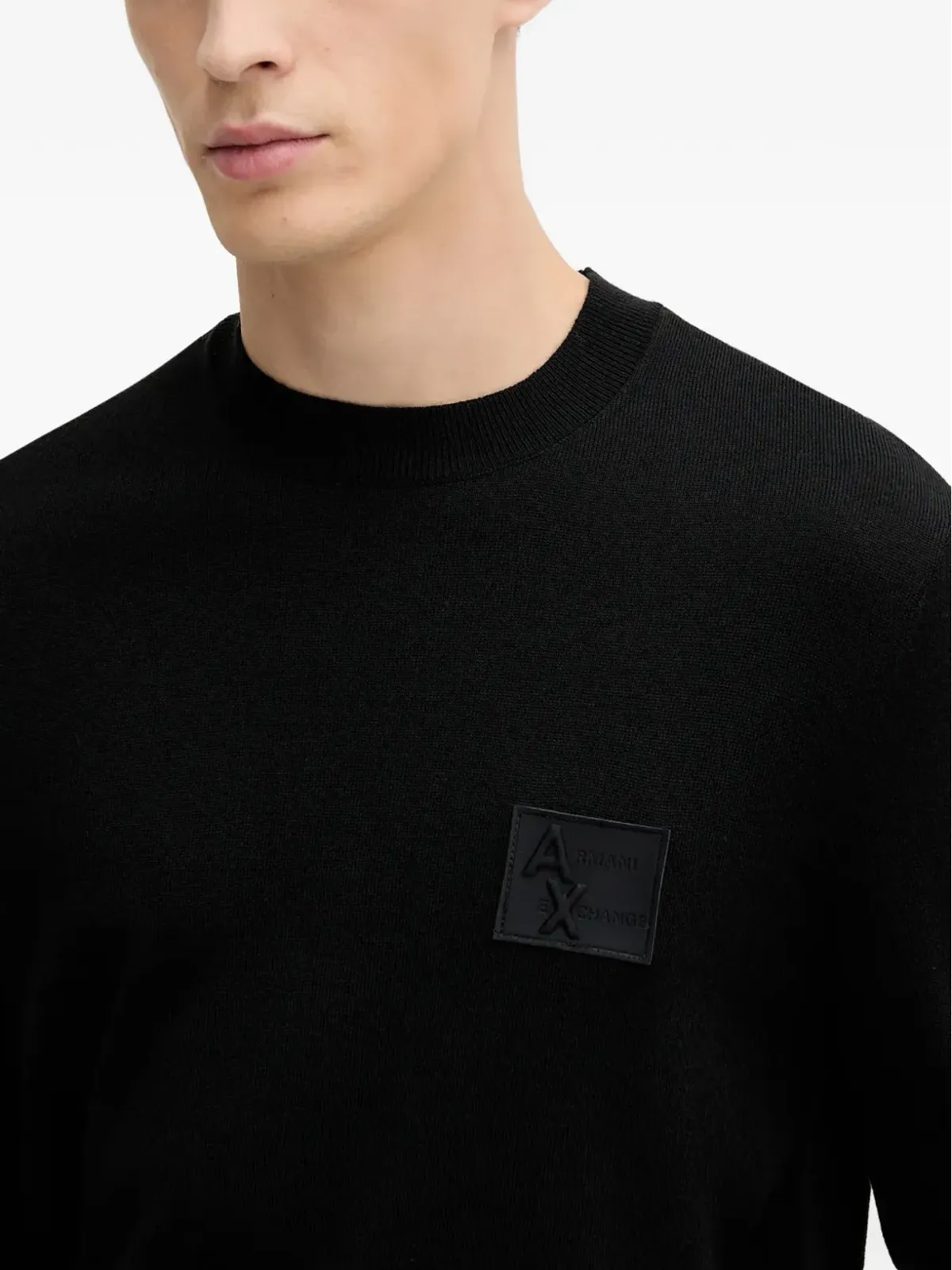 Armani Exchange アップリケ クルーネック セーター - 画像4
