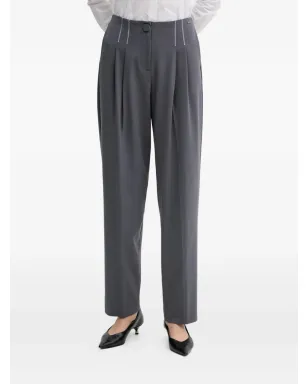 Armani Exchange プリーツパンツ - グレー - サムネイル1