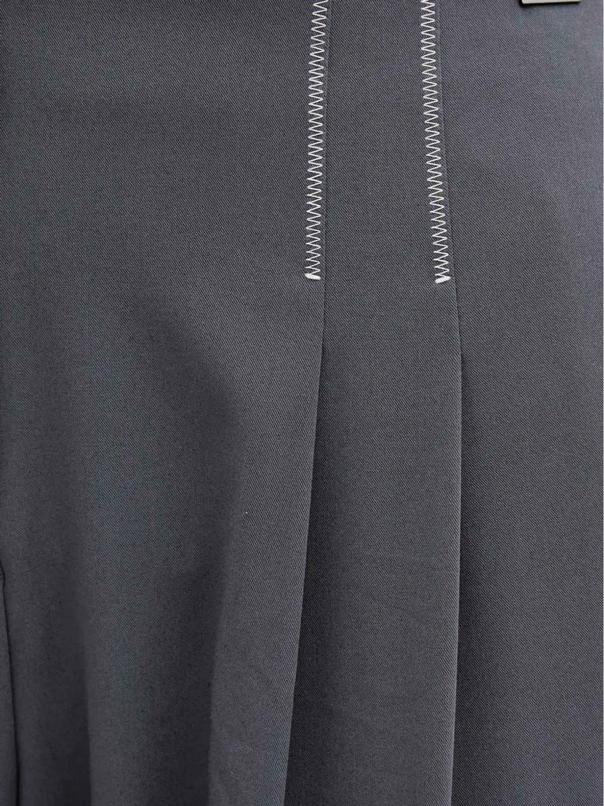 Armani Exchange プリーツパンツ - グレー - 画像4