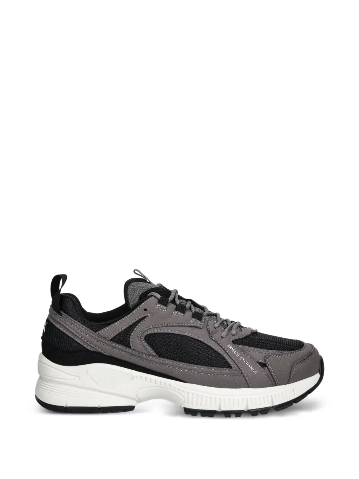 Armani Exchange レースアップパネルデザインスニーカー - 画像1