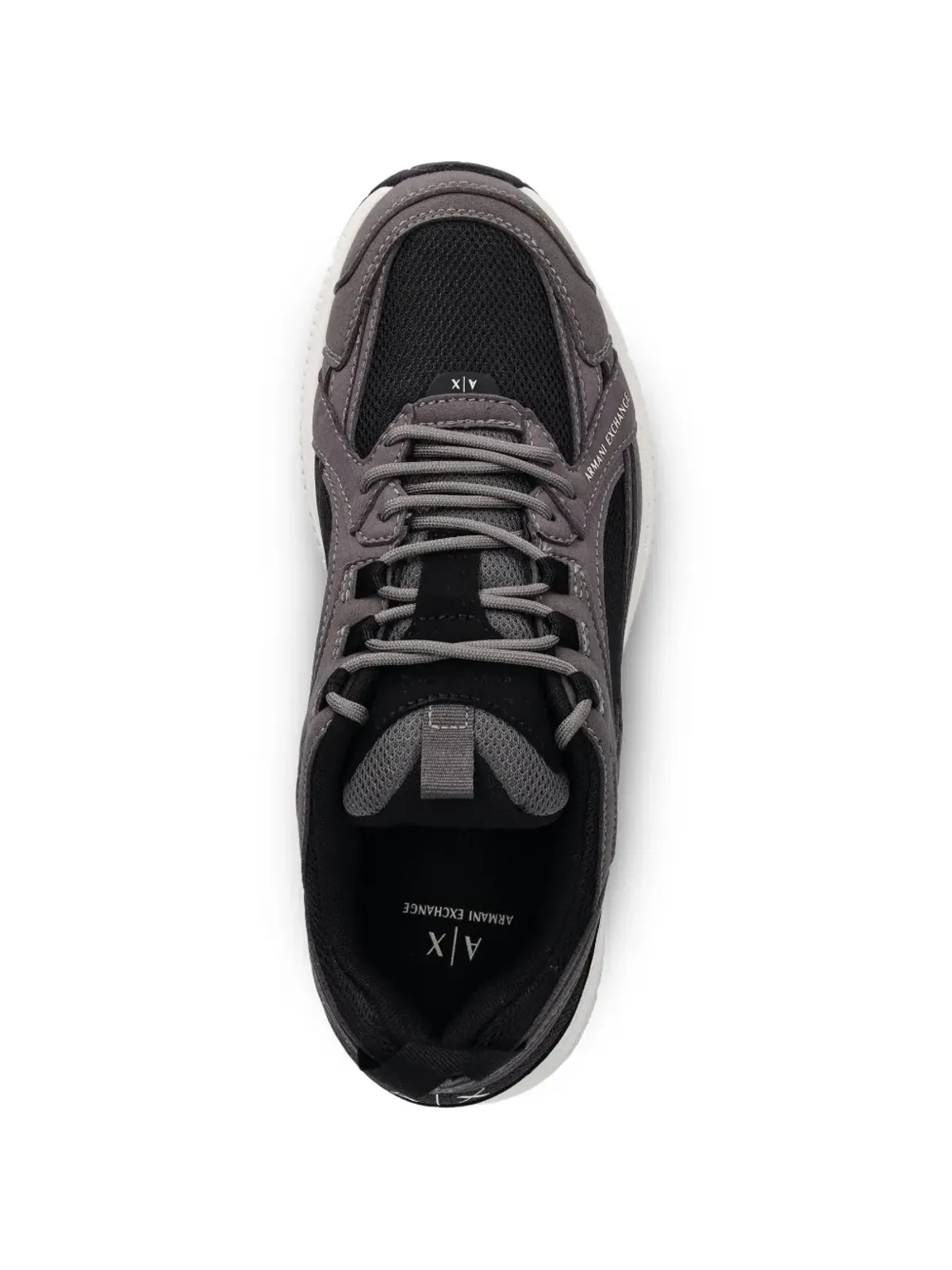 Armani Exchange レースアップパネルデザインスニーカー - 画像4