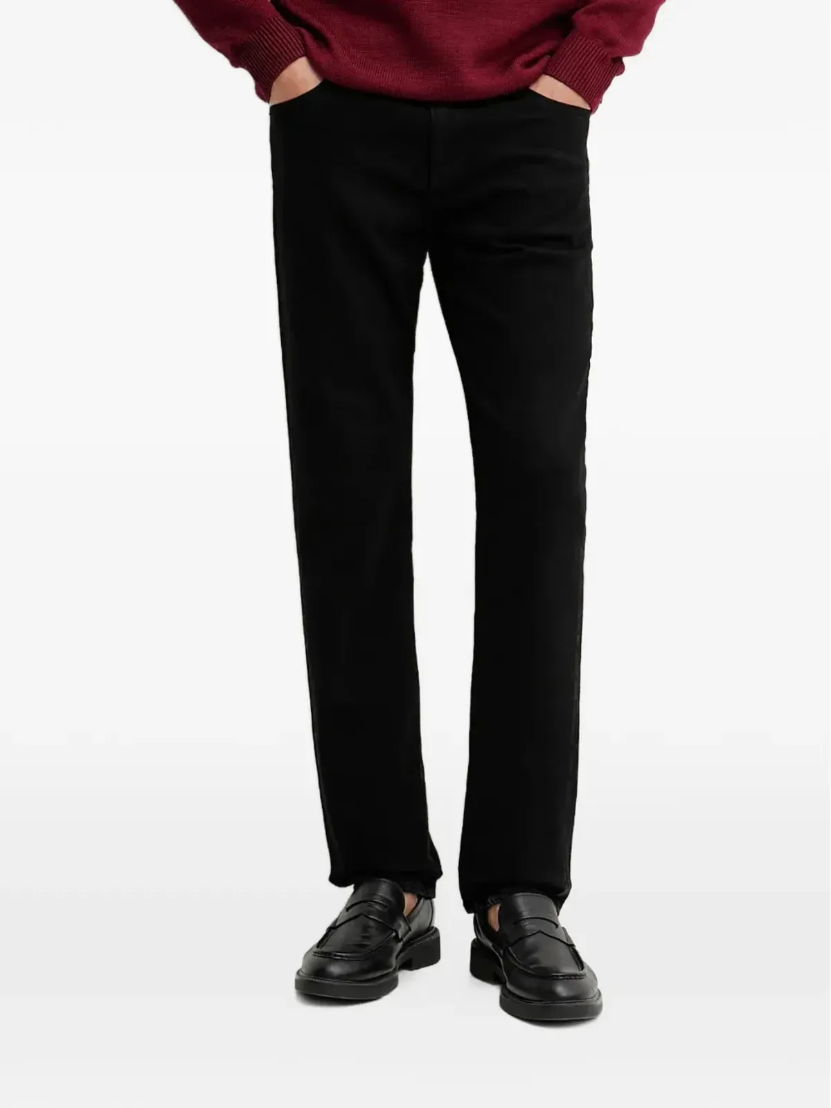 Armani Exchange 5ポケットジーンズ ブラック - 画像1