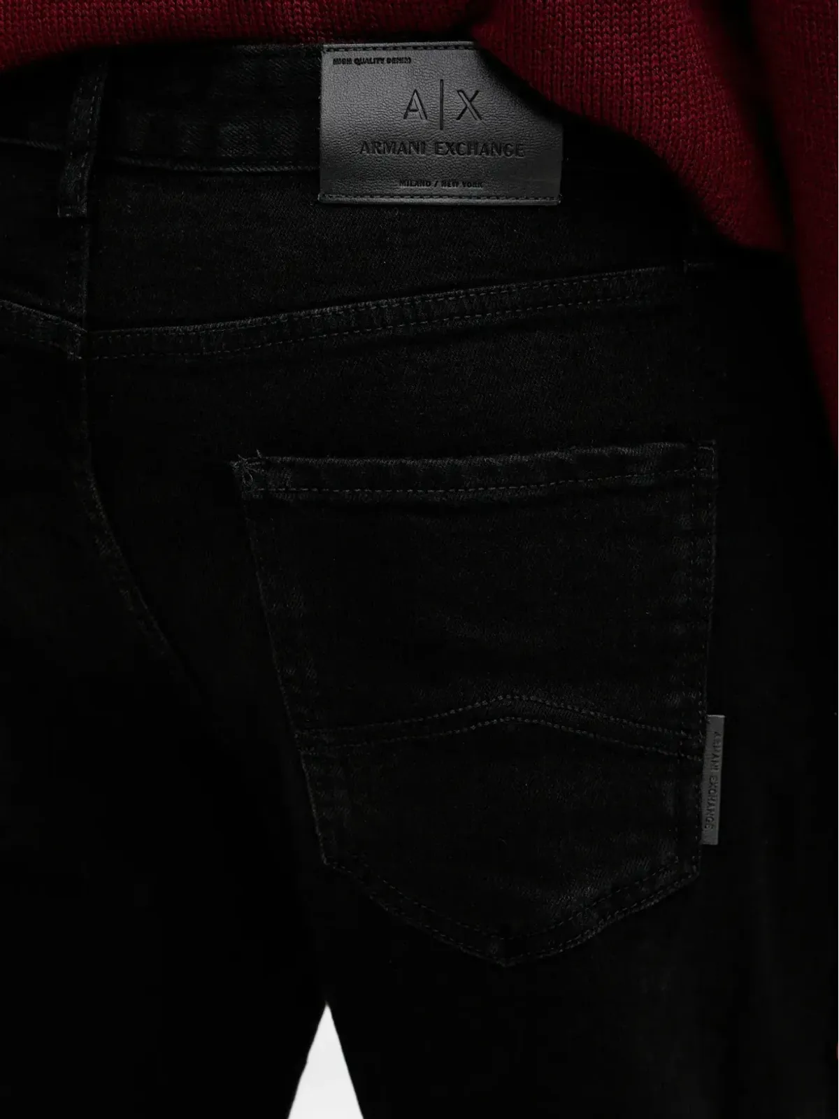 Armani Exchange 5ポケットジーンズ ブラック - 画像3
