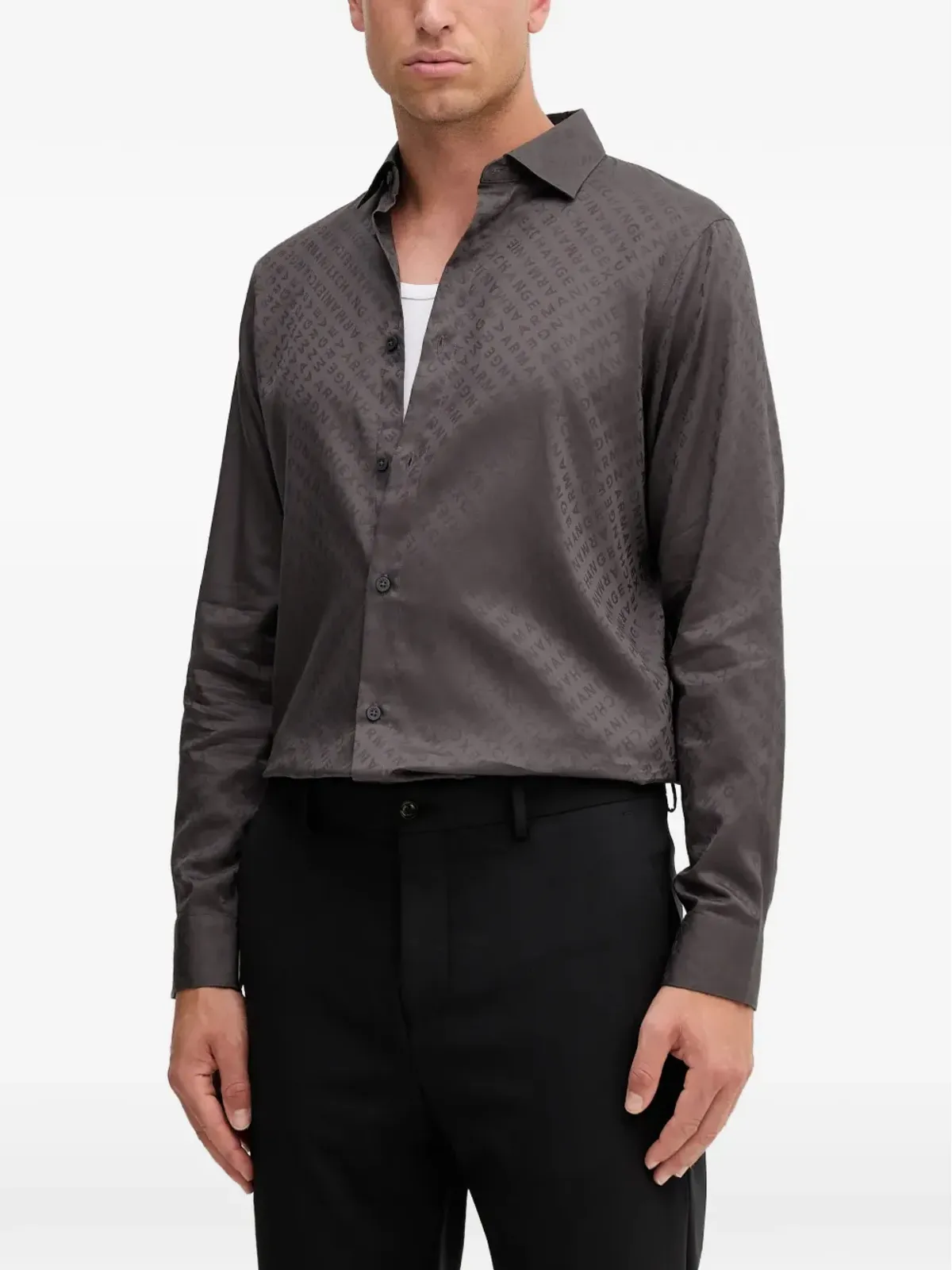 Armani Exchange レギュラーカットシャツ - 画像1