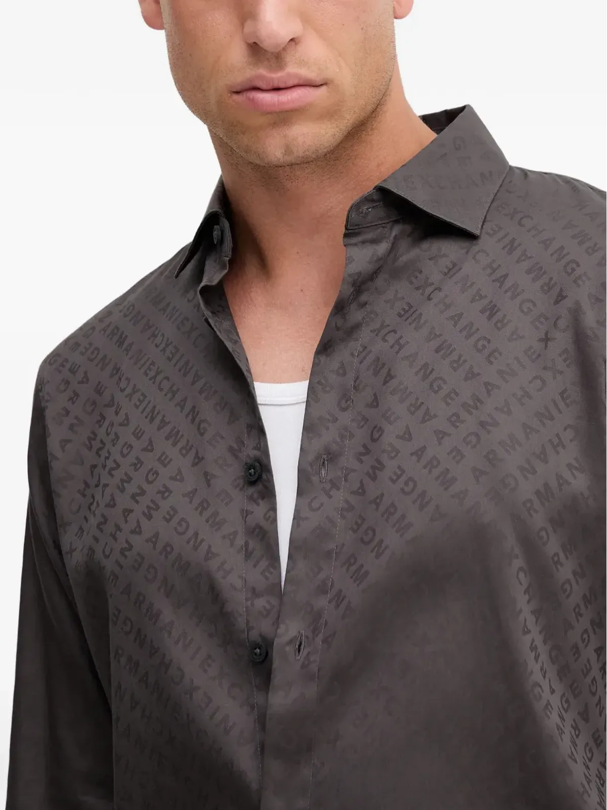 Armani Exchange レギュラーカットシャツ - 画像4