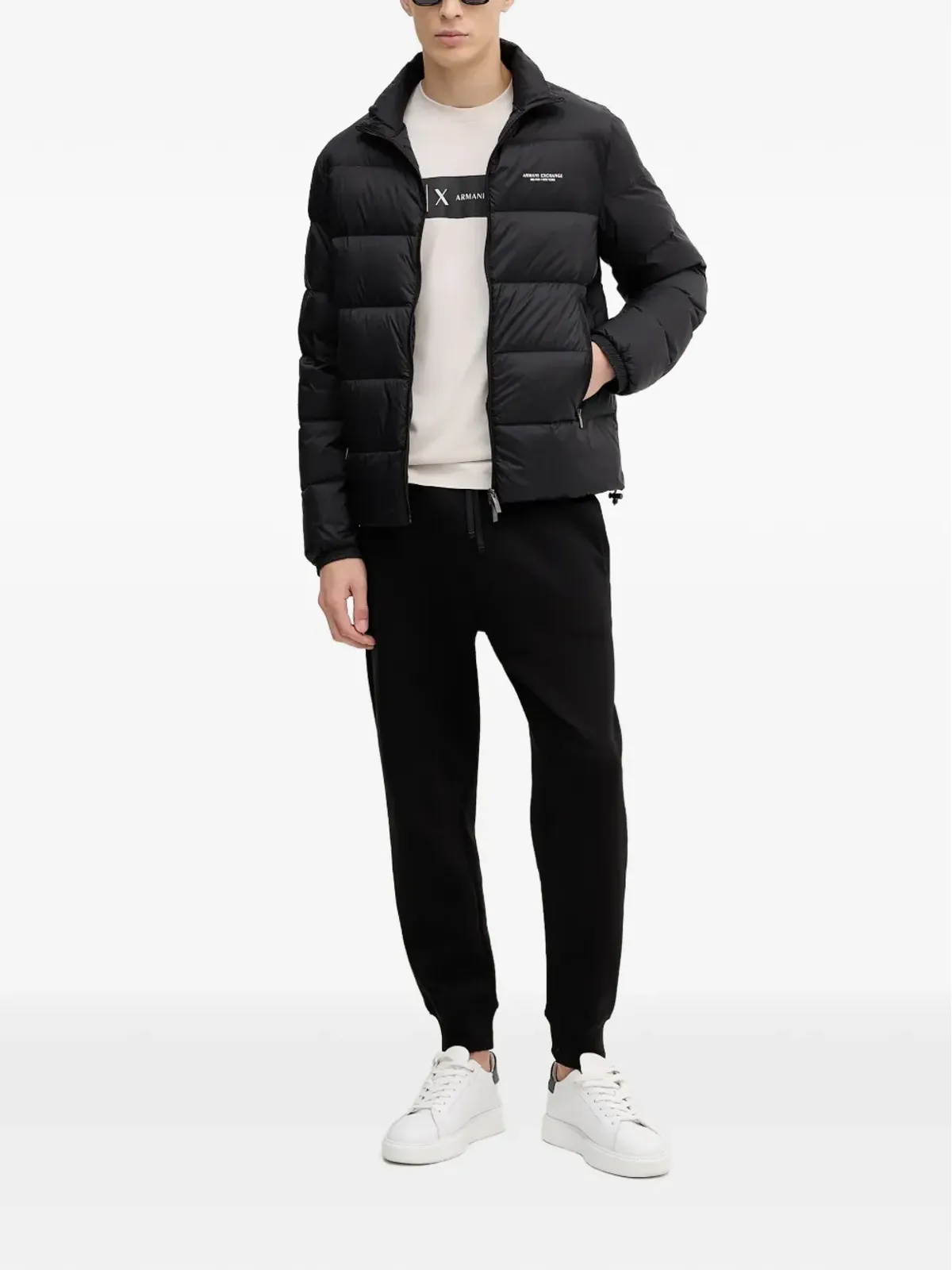 Armani Exchange キルティングジップジャケット - 画像2