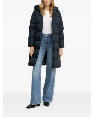 Armani Exchange フード付きジップコート - ブルー - サムネイル2
