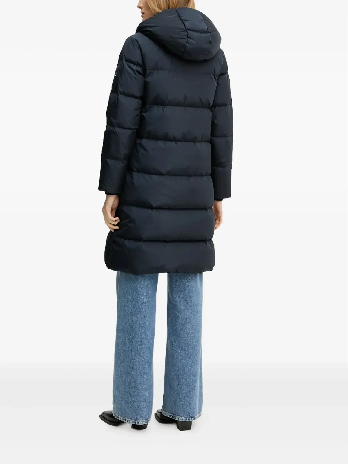 Armani Exchange フード付きジップコート - ブルー - 画像3