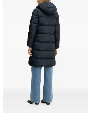 Armani Exchange フード付きジップコート - ブルー - サムネイル3