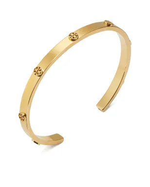 Tory Burch アイコンスタッドカフブレスレット ゴールド - サムネイル3