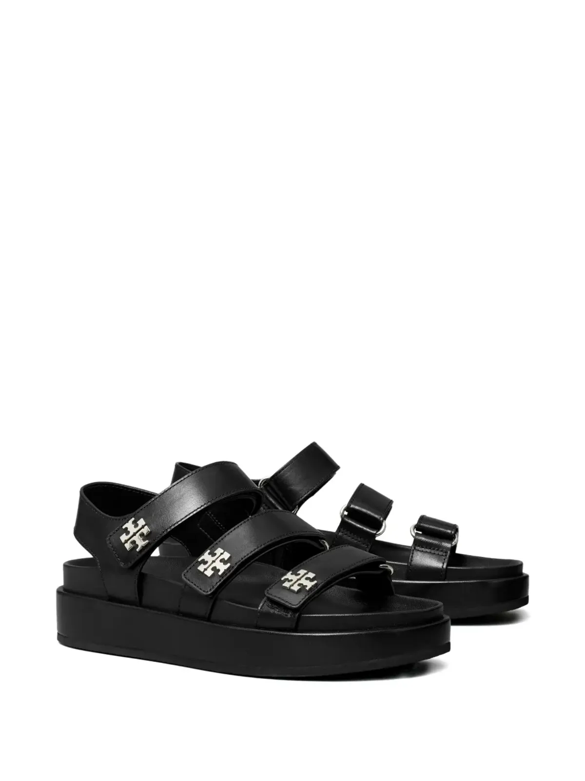 Tory Burch トリプルストラップ・プラットフォームサンダル - 画像2