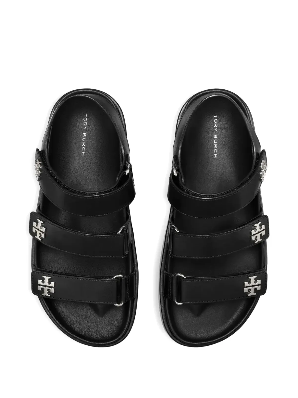 Tory Burch トリプルストラップ・プラットフォームサンダル - 画像3