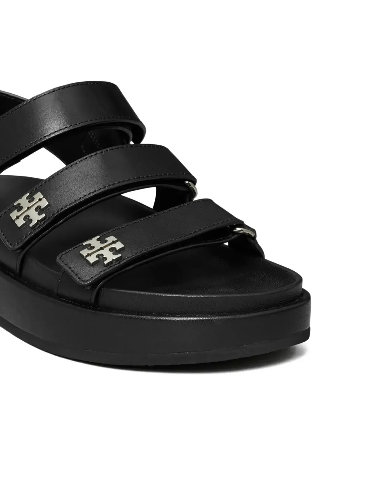 Tory Burch トリプルストラップ・プラットフォームサンダル - 画像4