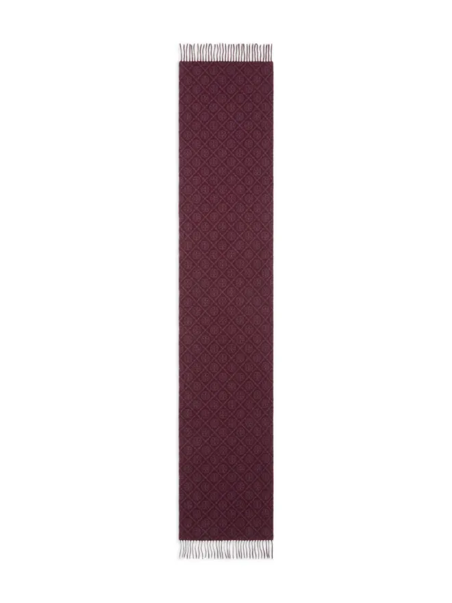 Tory Burch Tory Burch モノグラム柄オブロングスカーフの商品画像