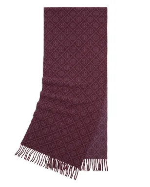 Tory Burch モノグラム柄オブロングスカーフ - サムネイル3