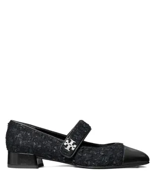 Tory Burch メアリージェーン ツイード キャップトゥ パンプス - サムネイル1