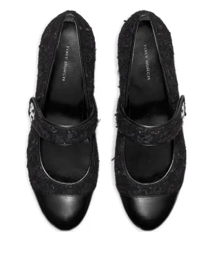 Tory Burch メアリージェーン ツイード キャップトゥ パンプス - サムネイル3