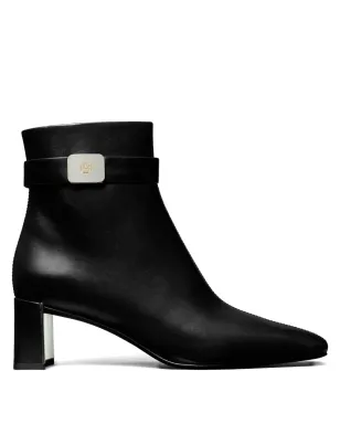 Tory Burch レザー バックルストラップ アンクルブーツ - サムネイル1