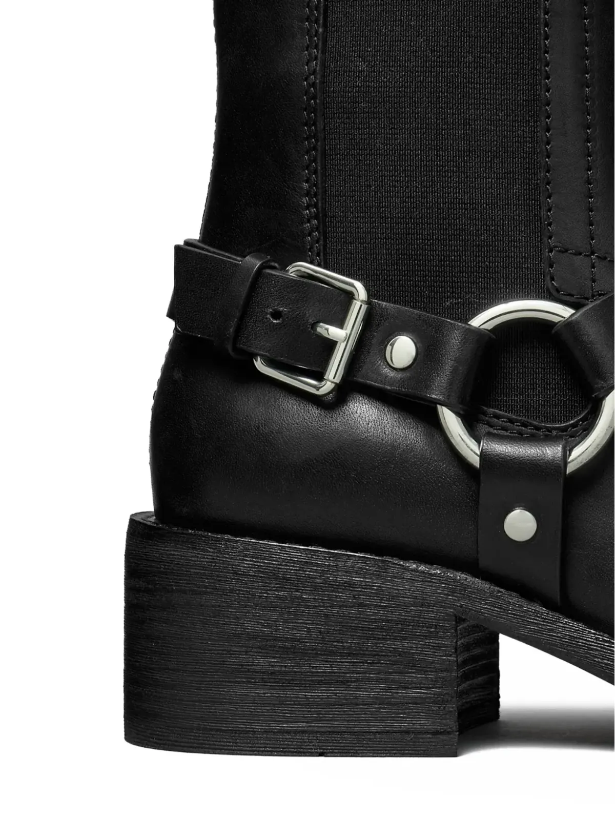 Tory Burch バックルストラップ・リングディテール アンクルブーツ - 画像3