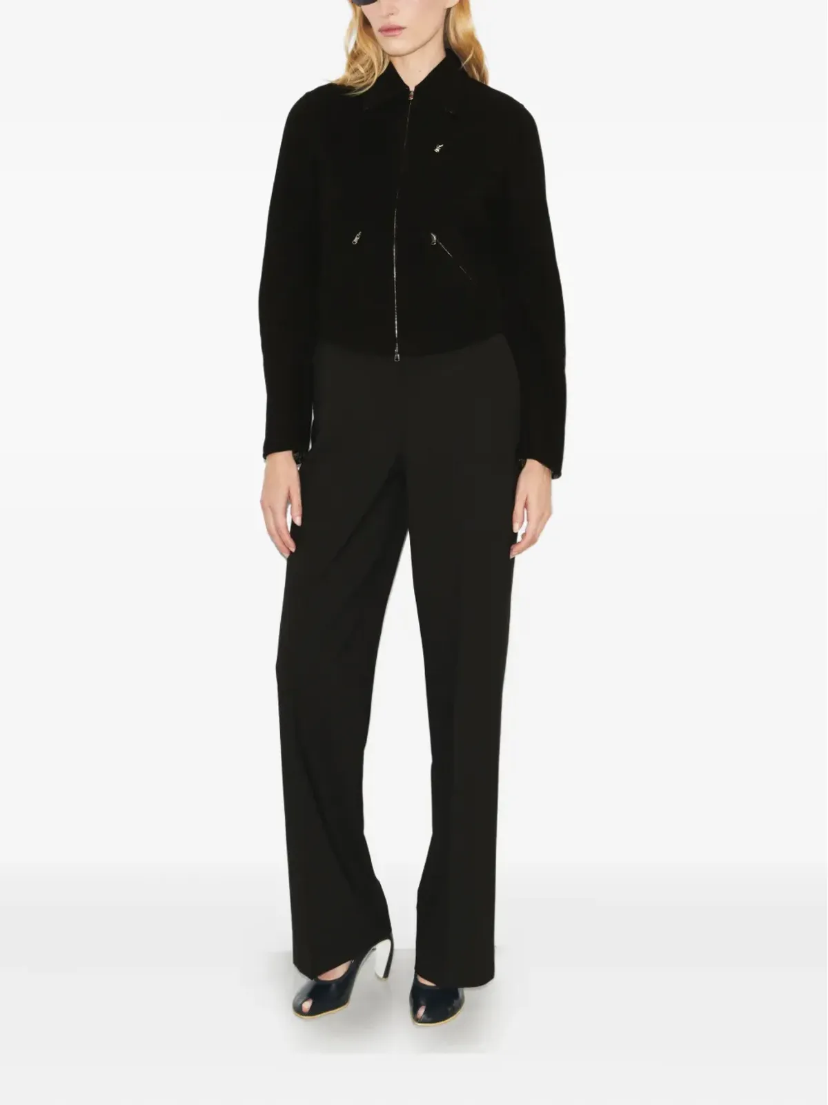 Tory Burch センタープレスパンツ - 画像2
