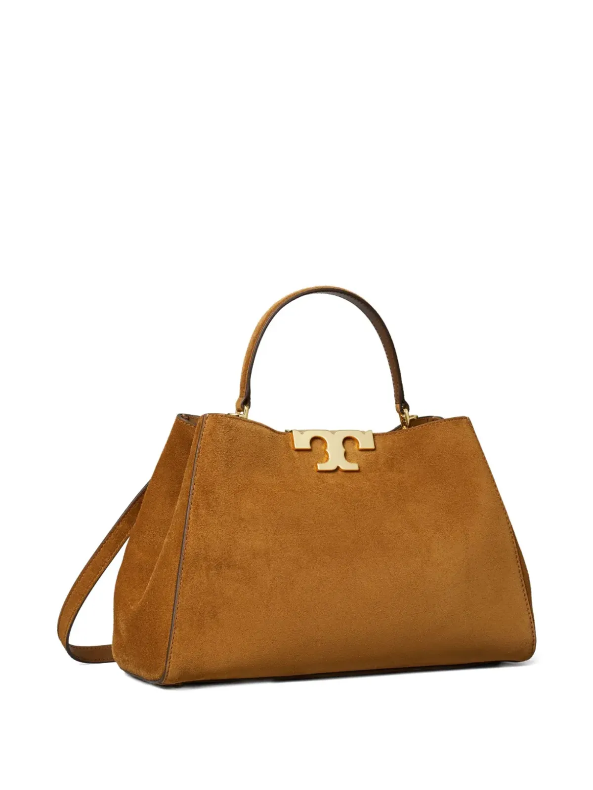 Tory Burch エレノア・サッチェルバッグ ブラウン - 画像3