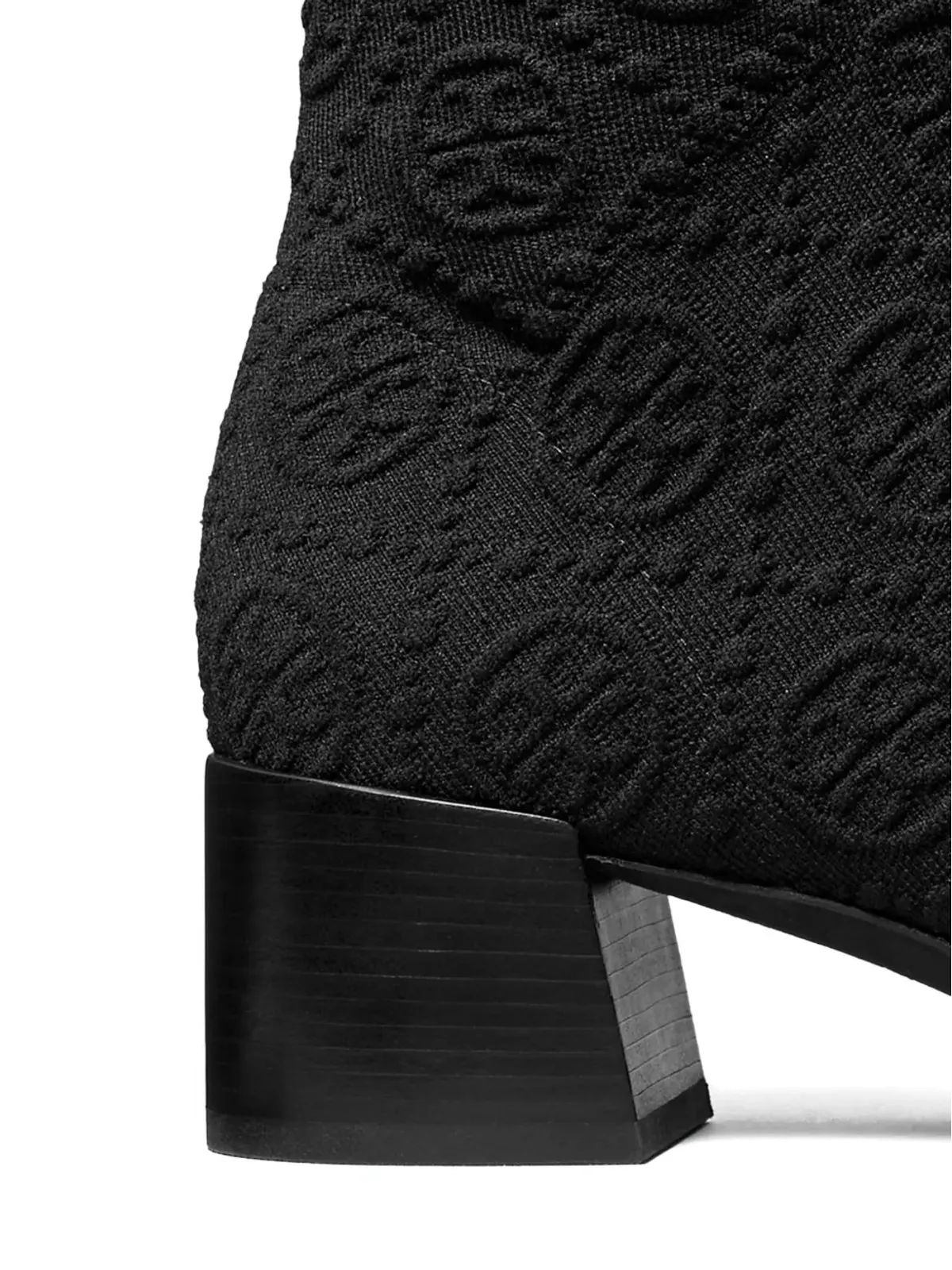 Tory Burch モノグラムニット アンクルブーツ - 画像3