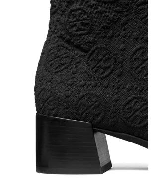 Tory Burch モノグラムニット アンクルブーツ - サムネイル3