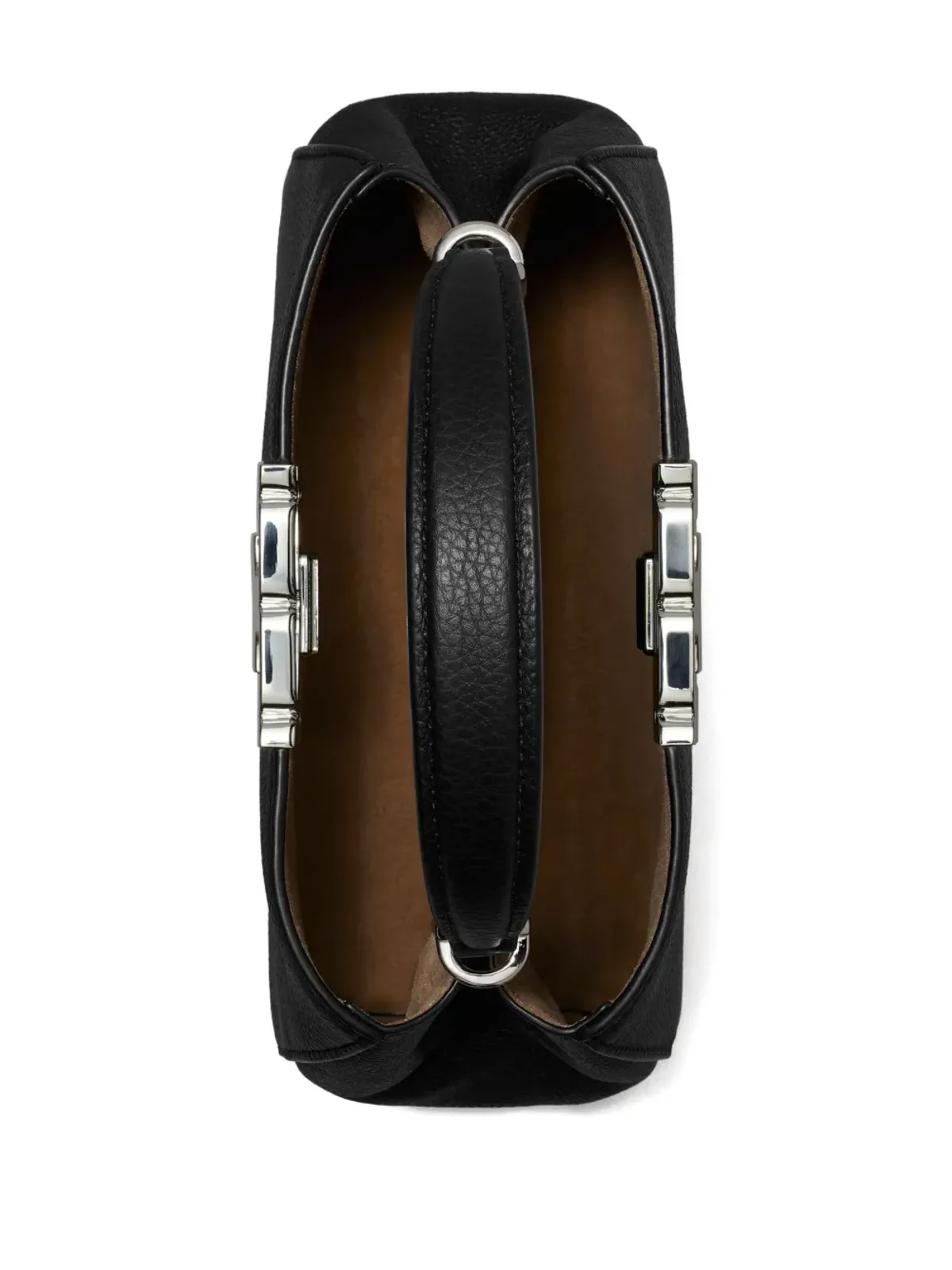 Tory Burch Eleanor トップハンドル・サッチェル（ブラック） - 画像5