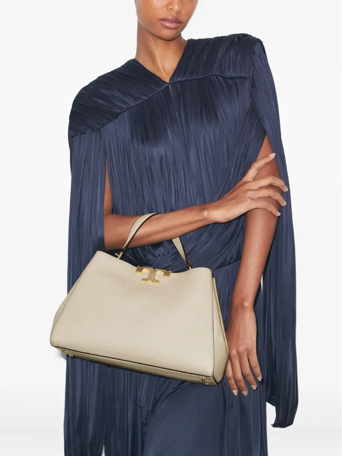 Tory Burch エレノア ダブルハンドル ロゴ サッチェル - 画像2