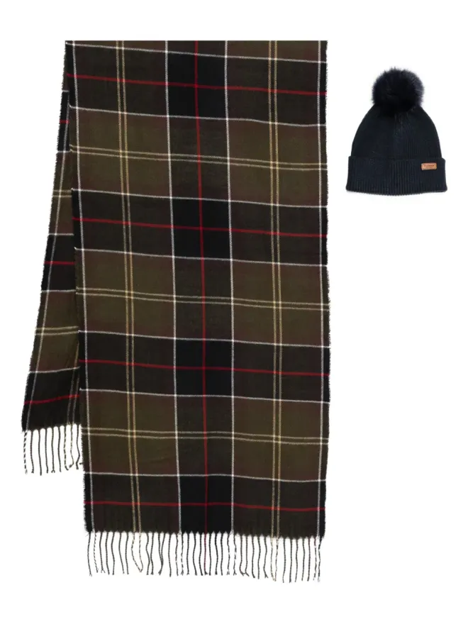 Barbour Barbour タータン柄スカーフセットの商品画像