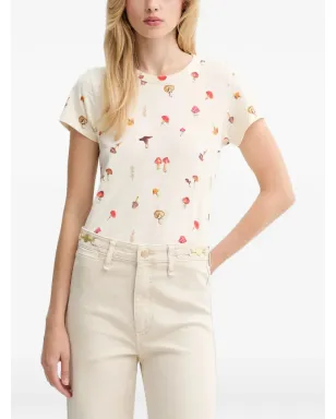 rag & bone マッシュルームプリントTシャツ - サムネイル1