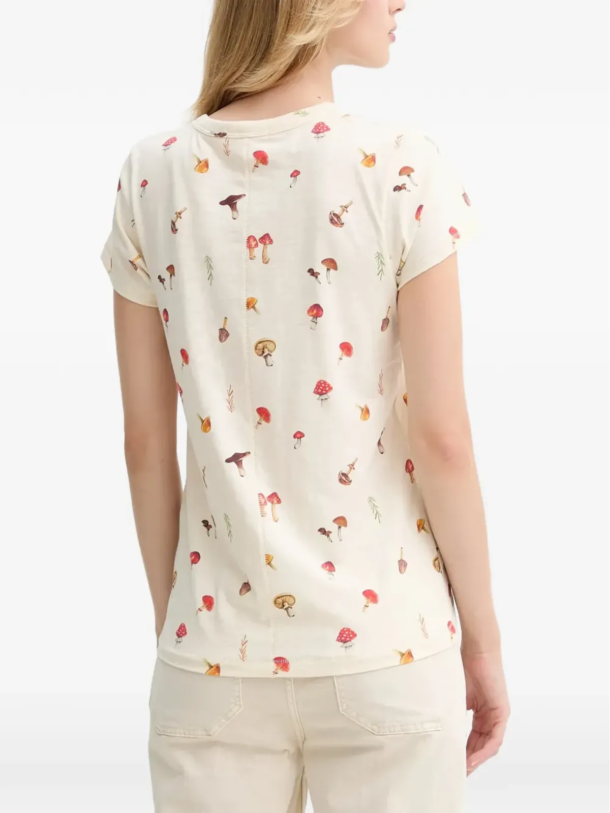 rag & bone マッシュルームプリントTシャツ - 画像3
