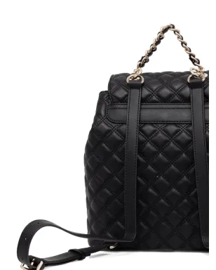 GUESS USA キルティング風チェーンディテール バックパック ブラック - サムネイル3