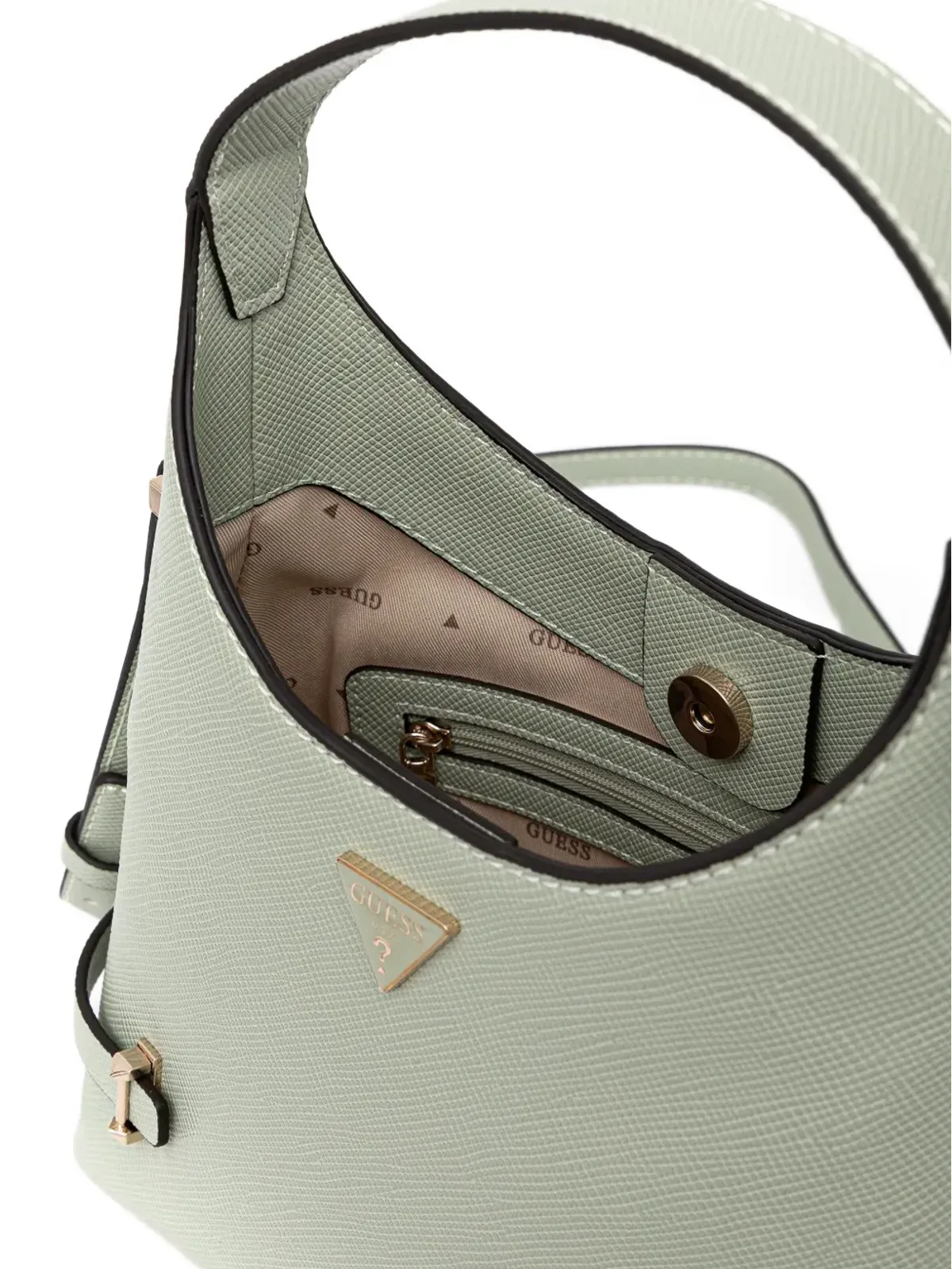 GUESS USA ミニ Rosalba トライアングルロゴ トートバッグ - 画像5