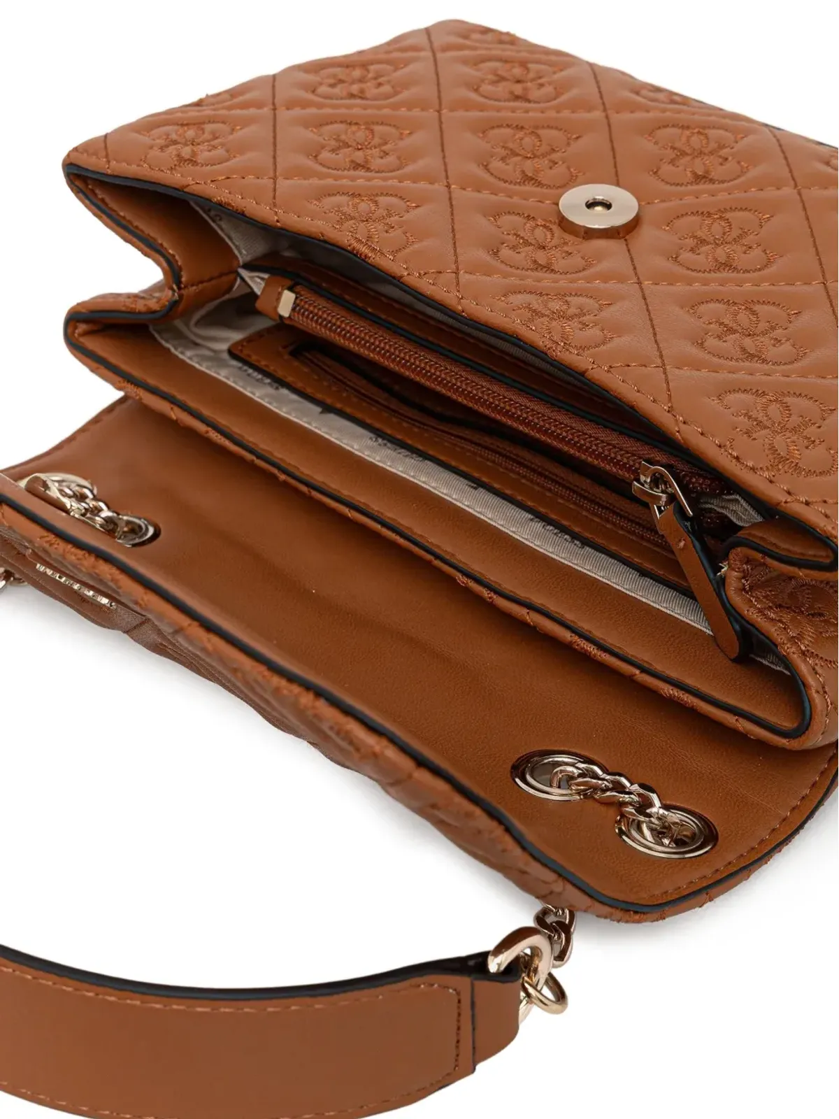 GUESS USA アデラシア ロゴ 4G エンボス ショルダーバッグ - 画像5