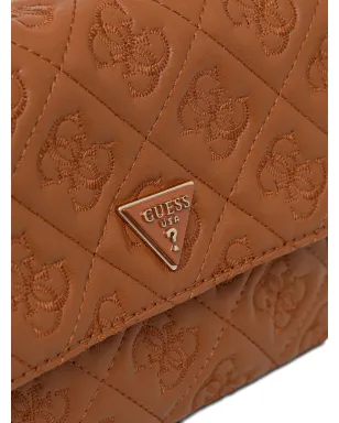 GUESS USA アデラシア ロゴ 4G エンボス ショルダーバッグ - サムネイル4