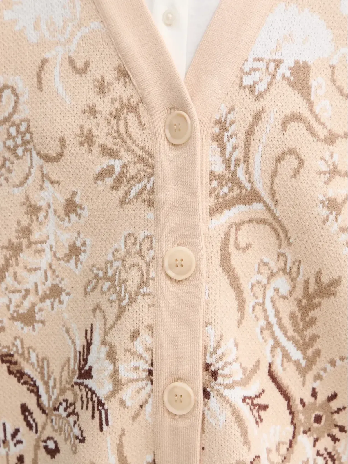 GUESS USA 花柄プリントカーディガン - 画像5