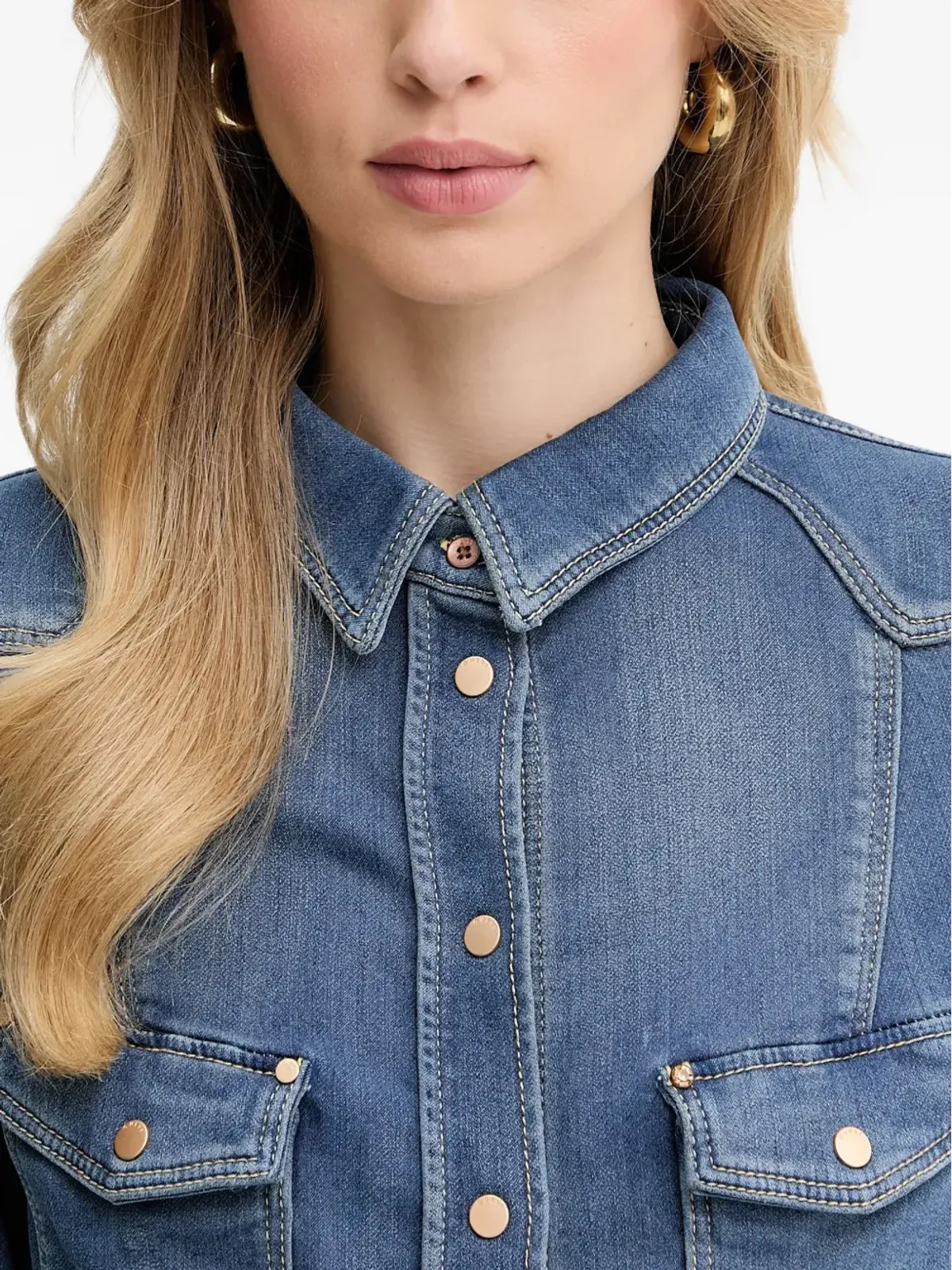 GUESS USA デニムシャツ（長袖） - 画像4