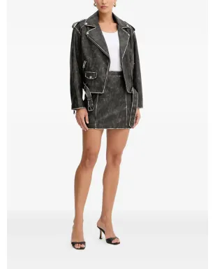 GUESS USA ベルト付きジップジャケット - グレー - サムネイル2
