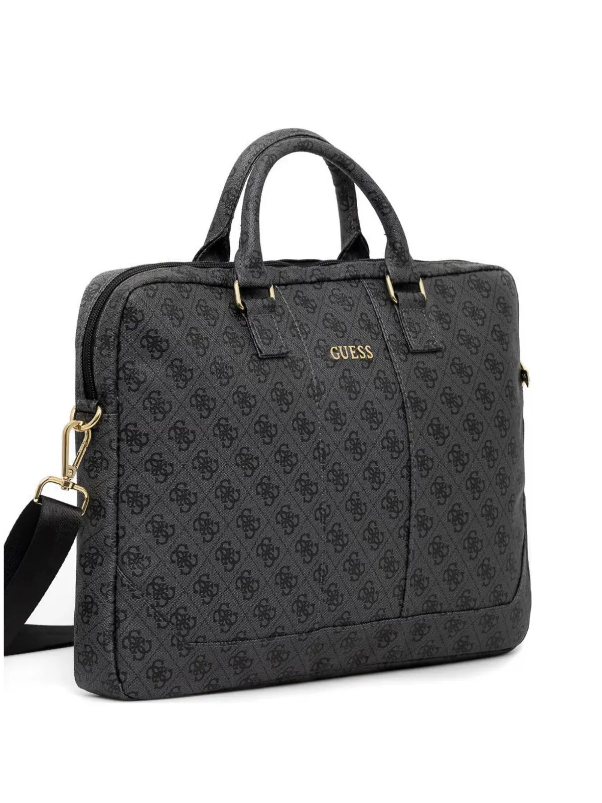 GUESS USA モノグラム トップハンドル ラップトップバッグ - 画像2