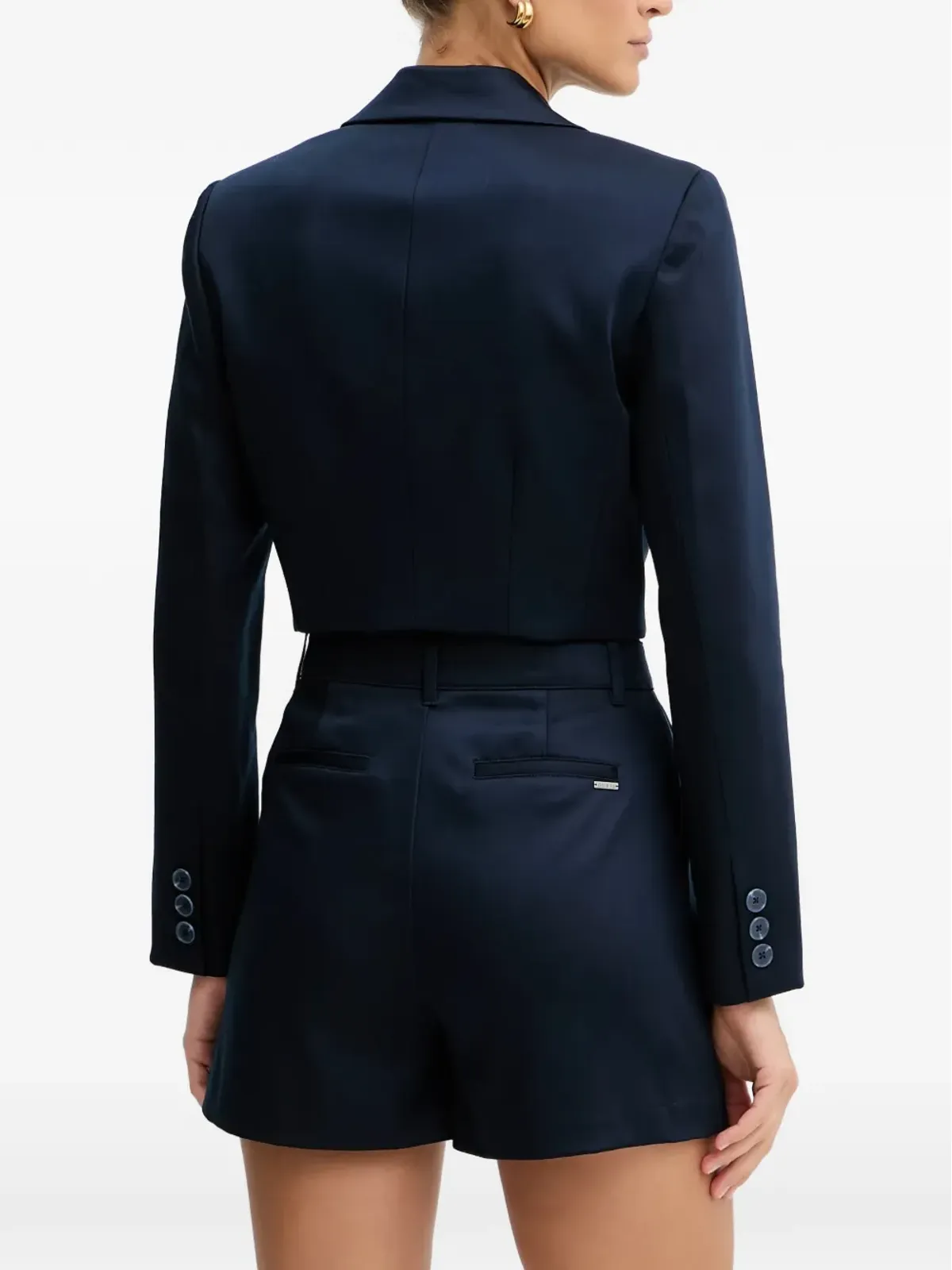 GUESS USA シングルブレスト クロップドブレザー - 画像3