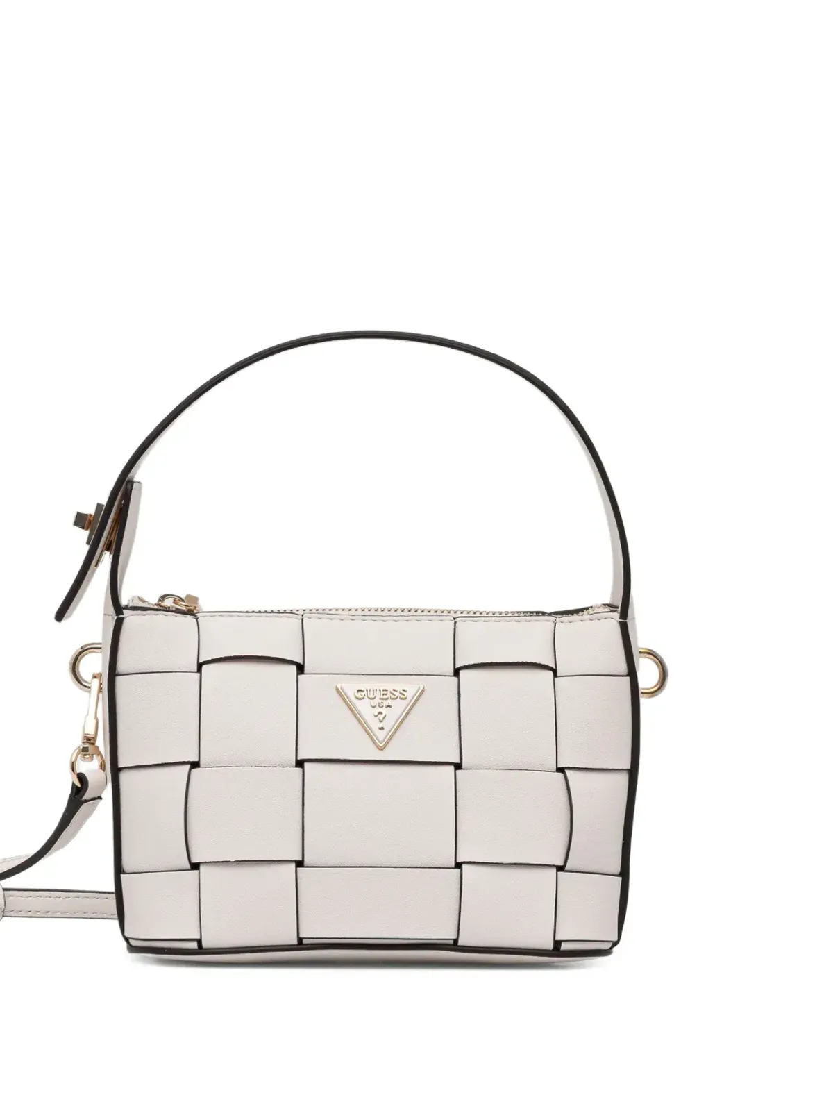 GUESS USA Maylee ウーブン トートバッグ - 画像2