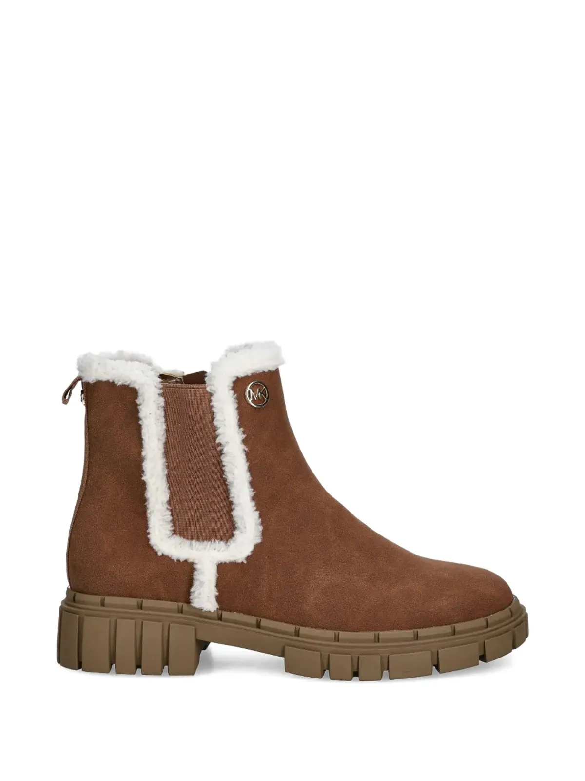 Michael Kors Kids シアリングジップブーツ ブラウン - 画像2