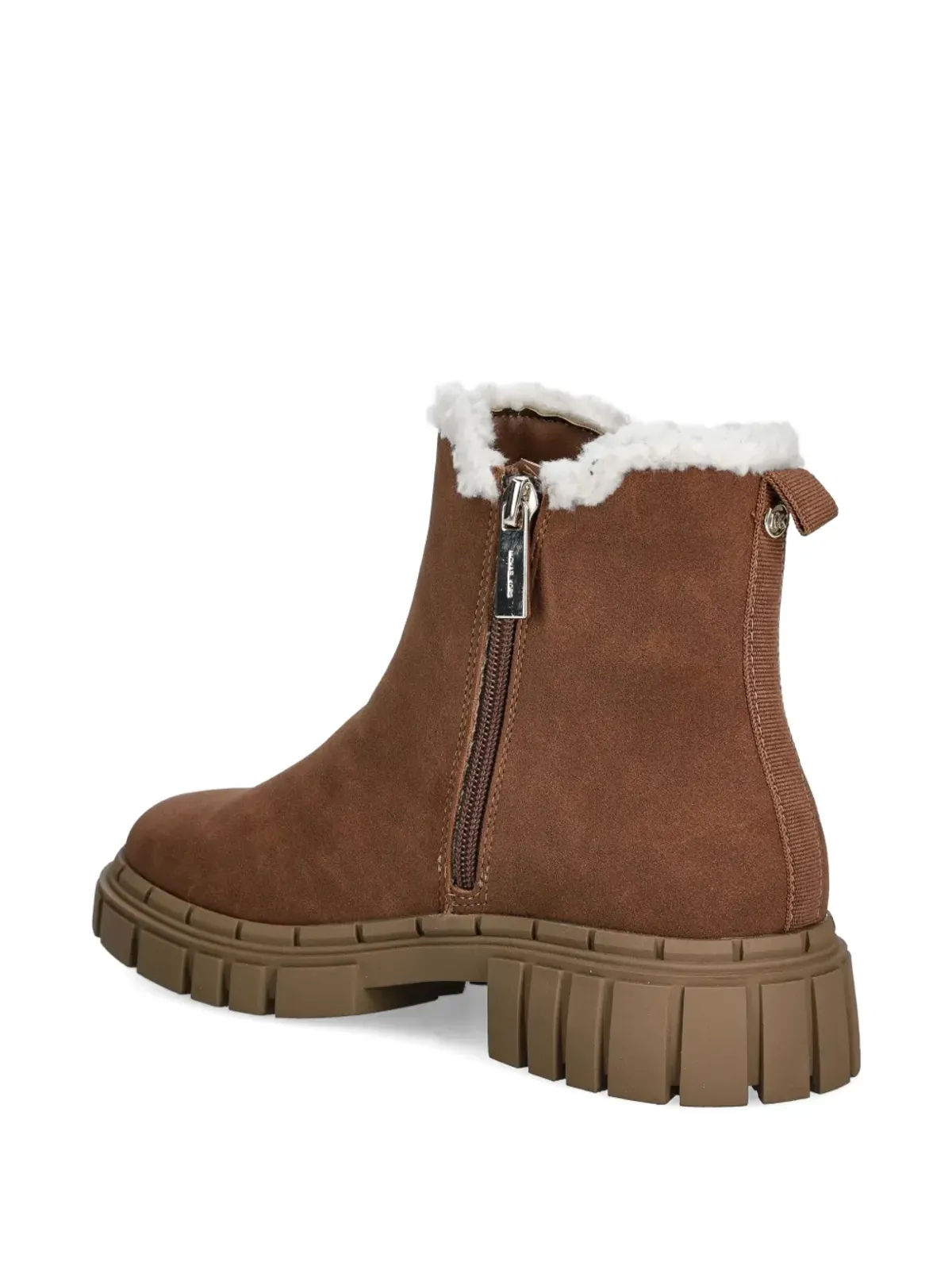 Michael Kors Kids シアリングジップブーツ ブラウン - 画像3