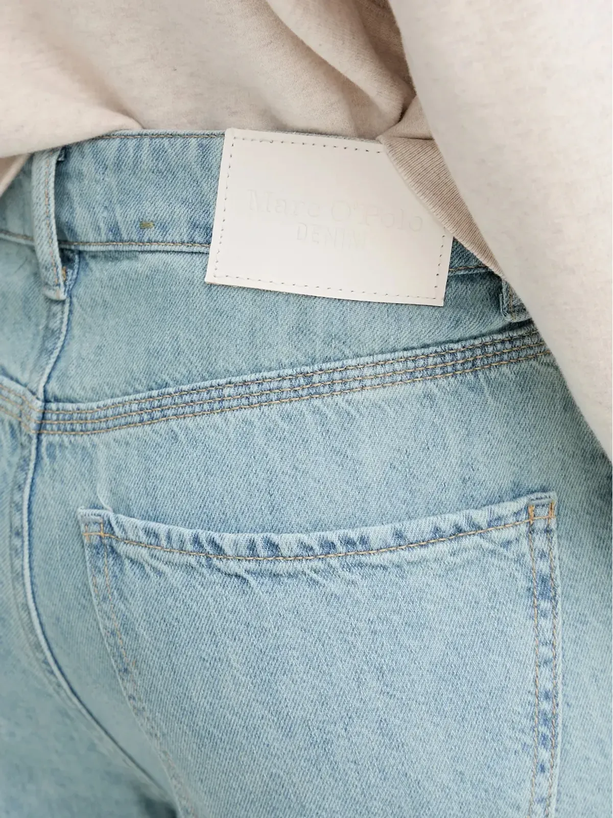 Marc O'Polo ボタンアップパンツ ブルー - 画像4